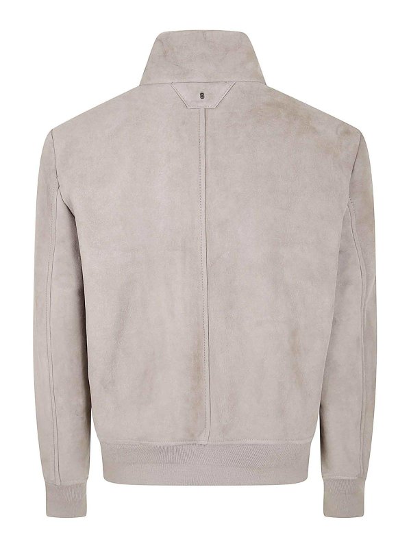 SALVATORE SANTORO: bombers online - Leather Bomber