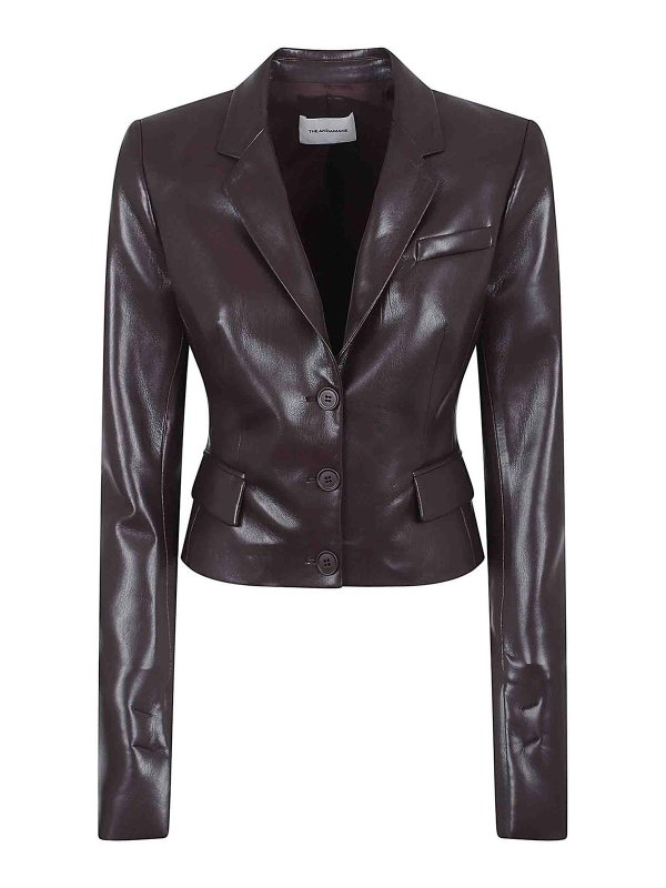 THE ANDAMANE: blazers - Zefira - Fitted Micro Blazer