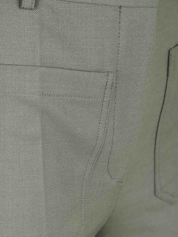 The Best Shops VICTORIA BECKHAM: Pantalones casual - Pantalón Casual - Verde