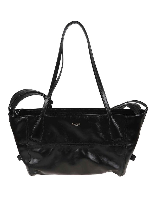 Balmain: totes bags - Zipped Tote Sm
