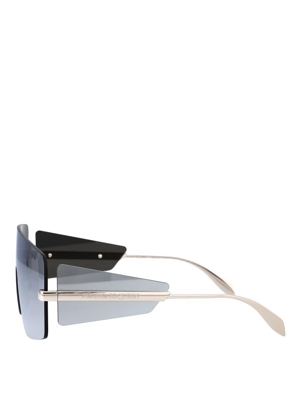 The Best Shops ALEXANDER MCQUEEN: サングラス - サングラス - 銀
