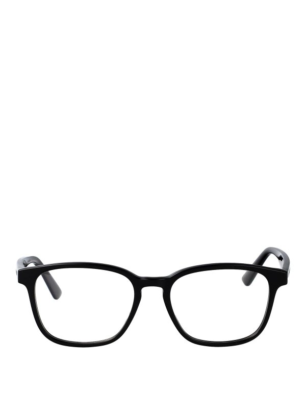 ALEXANDER MCQUEEN: 眼鏡 - 眼鏡 - 黒