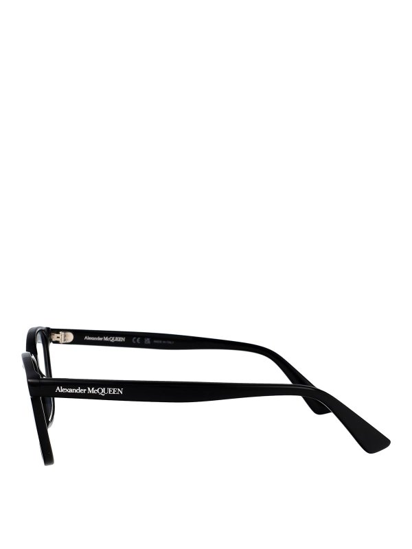 The Best Shops ALEXANDER MCQUEEN: 眼鏡 - 眼鏡 - 黒