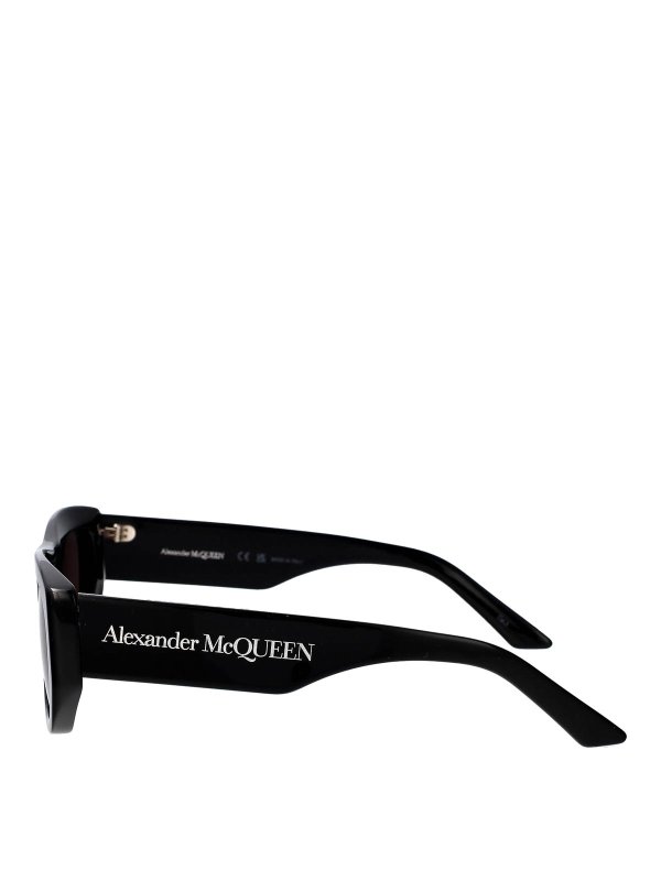 The Best Shops ALEXANDER MCQUEEN: Lunettes de soleil - Lunettes De Soleil - Noir
