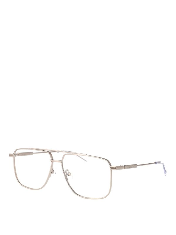 ALEXANDER MCQUEEN: 眼鏡 online - 眼鏡 - 銀