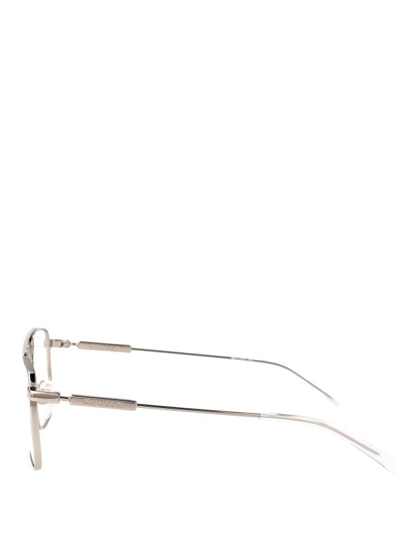 The Best Shops ALEXANDER MCQUEEN: 眼鏡 - 眼鏡 - 銀