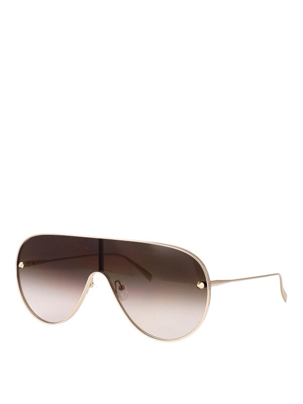 ALEXANDER MCQUEEN: Gafas de sol online - Gafas De Sol - Dorado
