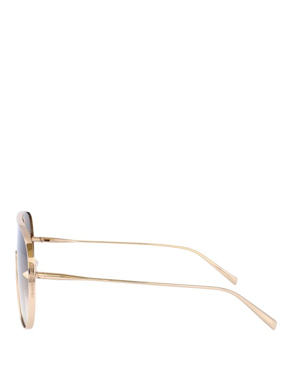 The Best Shops ALEXANDER MCQUEEN: Gafas de sol - Gafas De Sol - Dorado