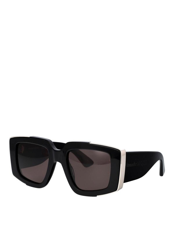 ALEXANDER MCQUEEN: Gafas de sol online - Gafas De Sol - Negro