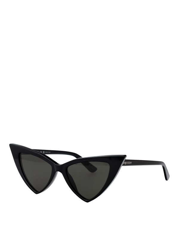 ALEXANDER MCQUEEN: Lunettes de soleil online - Lunettes De Soleil - Noir