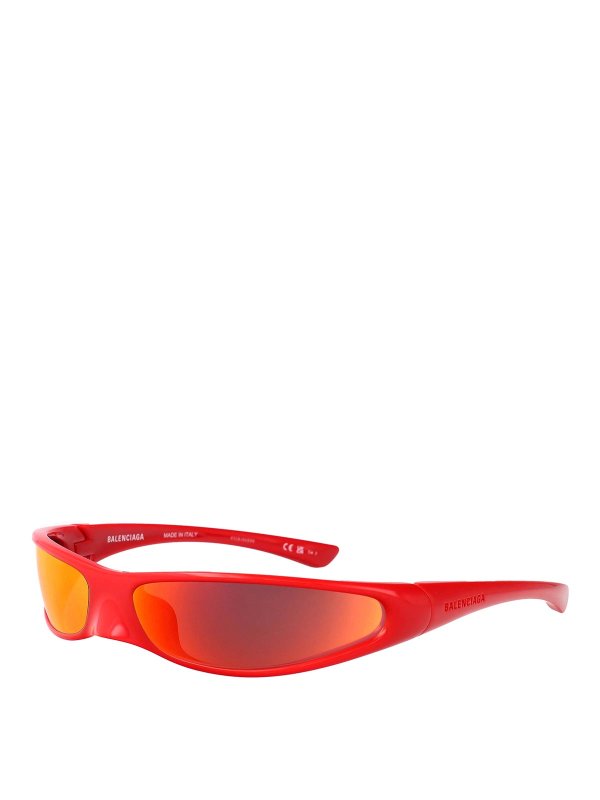 BALENCIAGA: Gafas de sol online - Gafas De Sol - Rojo