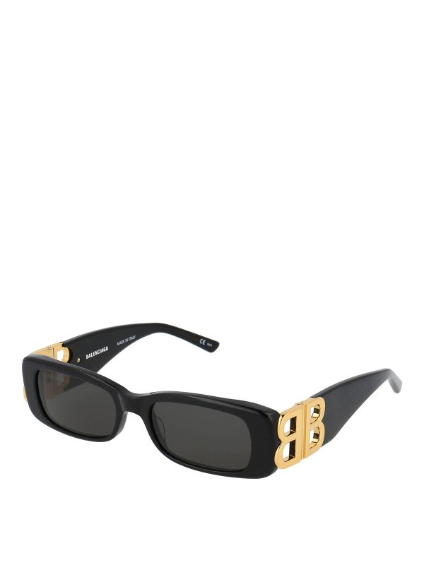 BALENCIAGA: Lunettes de soleil online - Lunettes De Soleil - Noir
