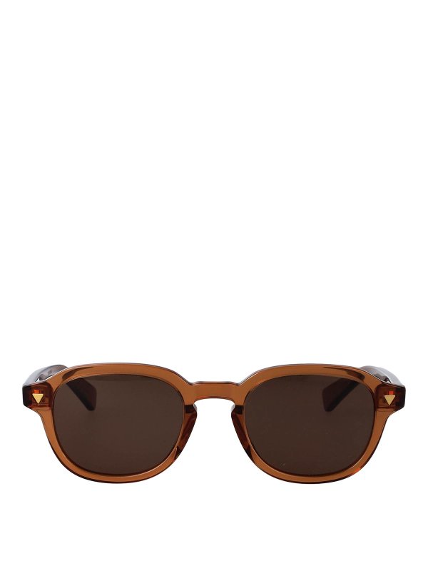 BOTTEGA VENETA: Sonnenbrillen - Sonnenbrille - Braun