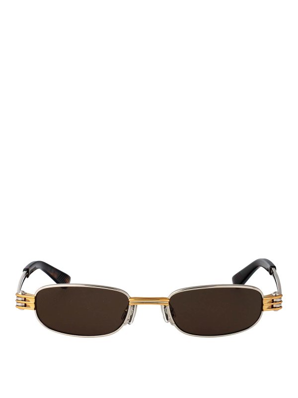 BOTTEGA VENETA: Gafas de sol - Gafas De Sol - Plata