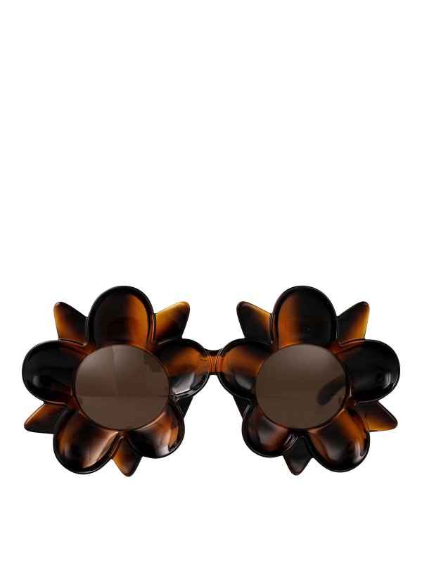 BOTTEGA VENETA: Lunettes de soleil - Lunettes De Soleil - Marron