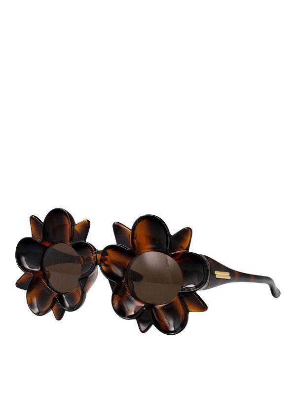 BOTTEGA VENETA: Lunettes de soleil online - Lunettes De Soleil - Marron