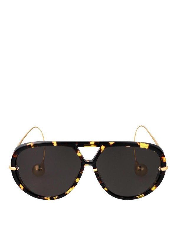 BOTTEGA VENETA: Lunettes de soleil - Lunettes De Soleil - Marron