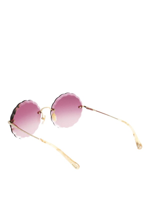 Lunettes De Soleil - Or shop online: CHLOE