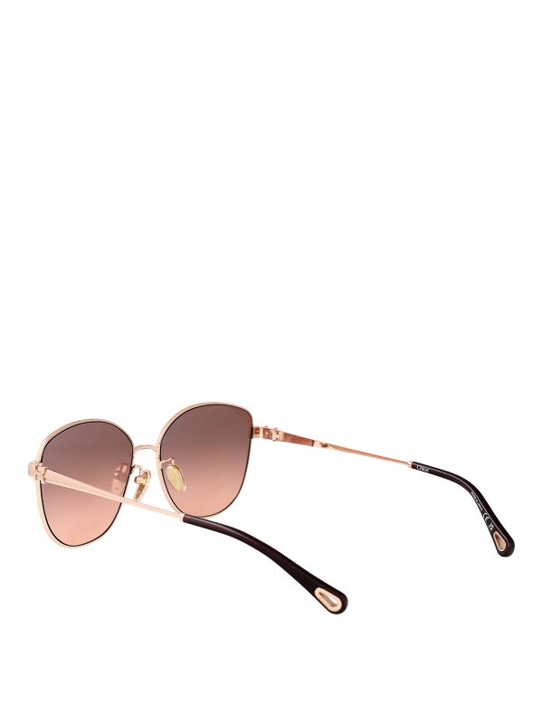 Lunettes De Soleil - Or shop online: CHLOE