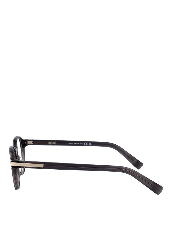 The Best Shops ZEGNA: Lunettes - Lunettes - Gris
