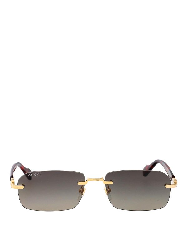GUCCI: Sonnenbrillen - Sonnenbrille - Gold