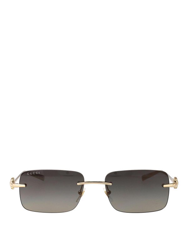 GUCCI: Sonnenbrillen - Sonnenbrille - Gold