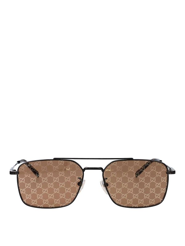 GUCCI: Lunettes de soleil - Lunettes De Soleil - Gris