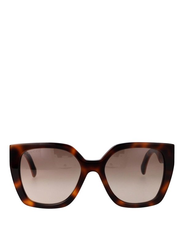 GUCCI: Sonnenbrillen - Sonnenbrille - Braun