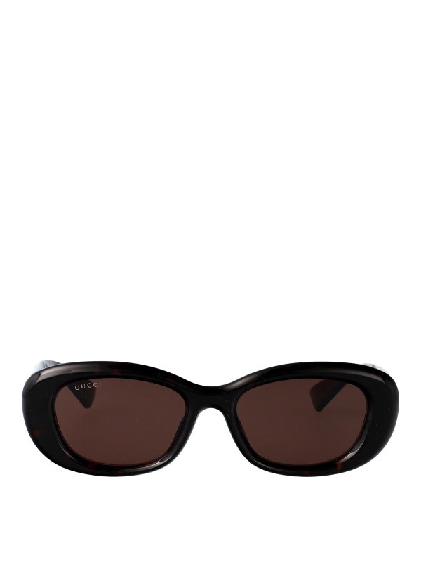 GUCCI: Lunettes de soleil - Lunettes De Soleil - Marron