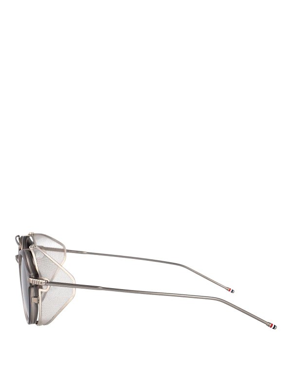 The Best Shops THOM BROWNE: Lunettes de soleil - Lunettes De Soleil - Gris