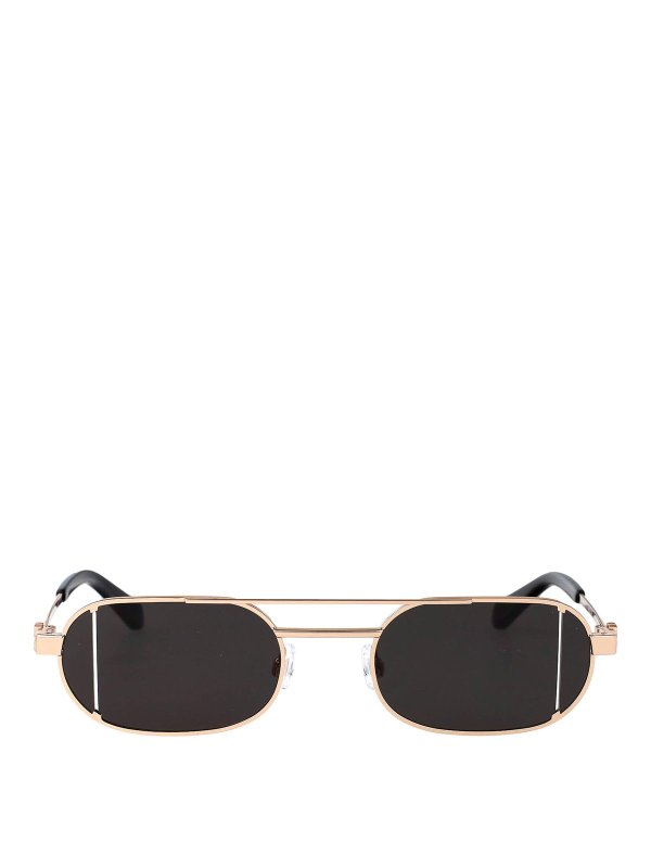 OFF-WHITE: Lunettes de soleil - Lunettes De Soleil - Gris