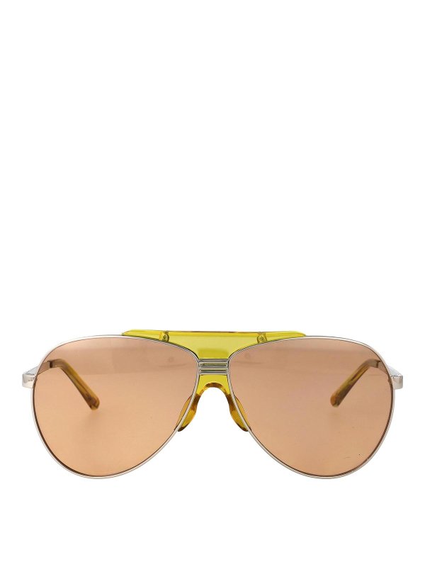 The Attico: Gafas de sol - Gafas De Sol - Plata