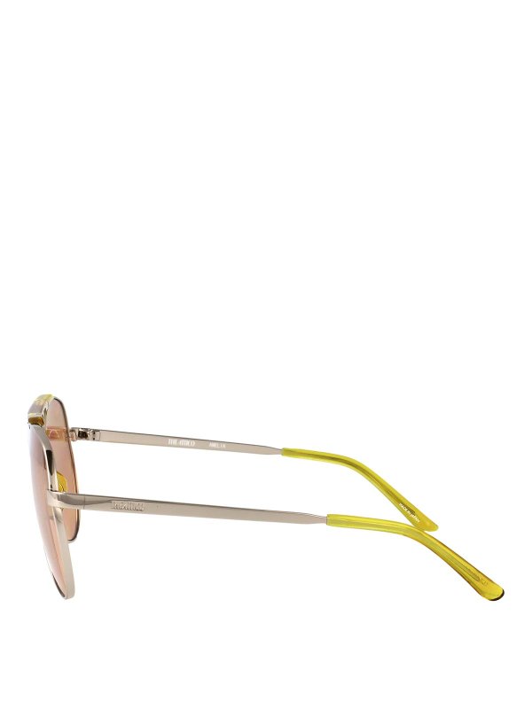 The Best Shops The Attico: Gafas de sol - Gafas De Sol - Plata