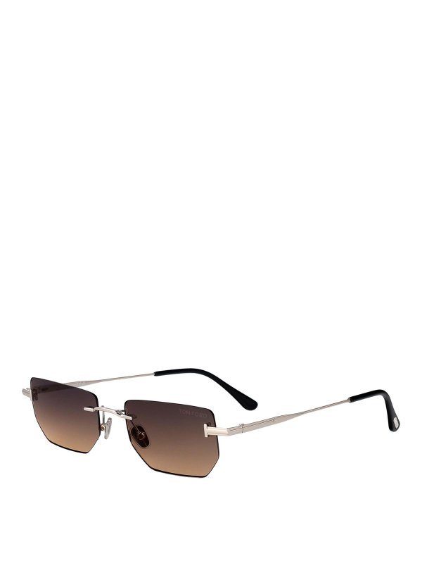 TOM FORD: Lunettes de soleil online - Lunettes De Soleil - Gris