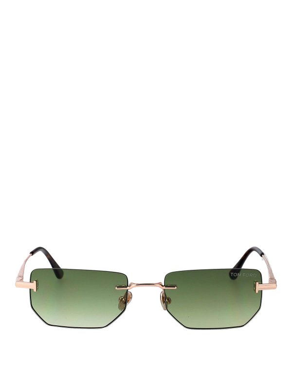 TOM FORD: Sonnenbrillen - Sonnenbrille - Gold