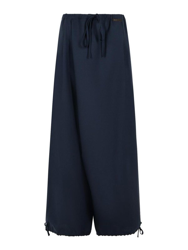 Marni: Casual Hosen - Casual Hose - Blau