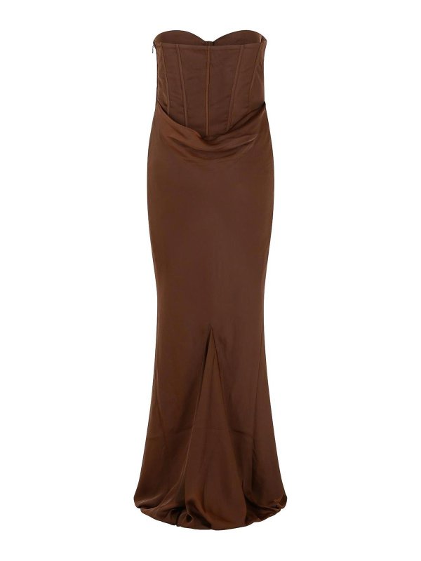 ROTATE Birger Christensen: Vestidos largos online - Vestido Largo - Marrón