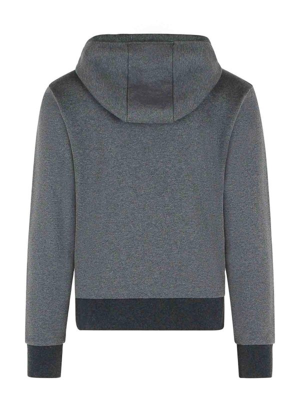 THOM BROWNE: Sweatshirts & Sweaters online - Gray Cotton Sweatshirt