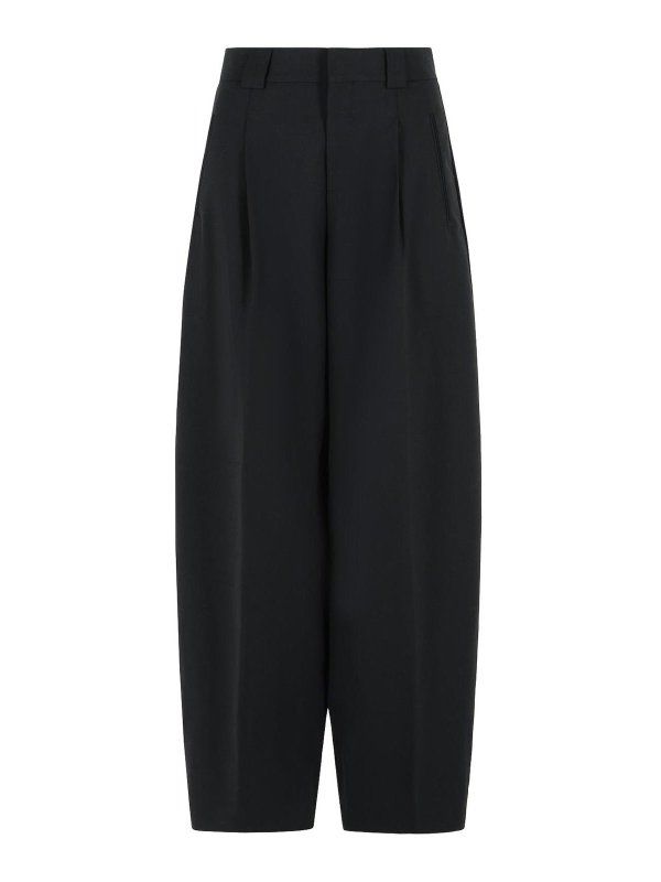 CLOSED: casual trousers - Wendlyn Black Virgin Wool Blend Pants