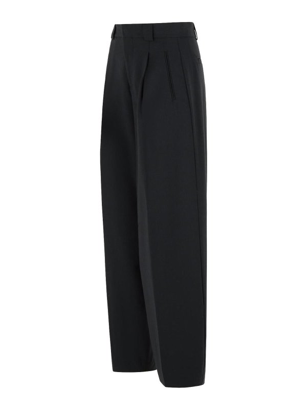 The Best Shops CLOSED: casual trousers - Wendlyn Black Virgin Wool Blend Pants