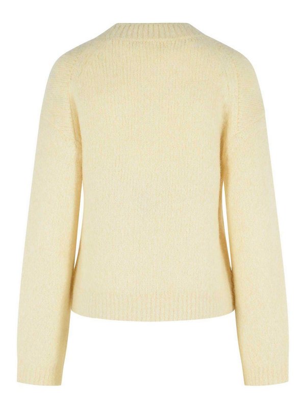 CLOSED: Strickpullover mit Rundhalsausschnitt online - Rundhalspullover - Weiß