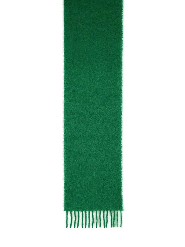 Marni: sciarpe e foulard online - Sciarpa in misto alpaca spazzolata verde