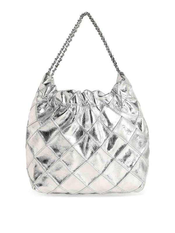 TORY BURCH: Bolso clutch - Bolso Clutch - Plata