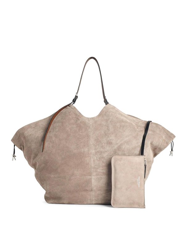 Maison Margiela: Clutches - Clutch - Beige