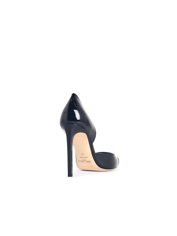 The Best Shops JIMMY CHOO: court shoes - Brigitte 100 Black Patent Leather Pumps