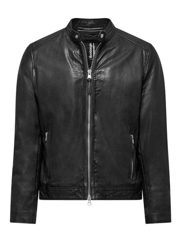 BOMBOOGIE: leather jacket - Leather Jacket