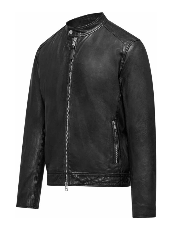 BOMBOOGIE: leather jacket online - Leather Jacket