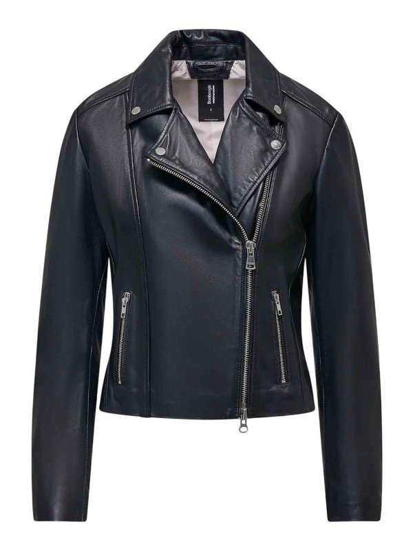 BOMBOOGIE: casual jackets - Leather Jacket
