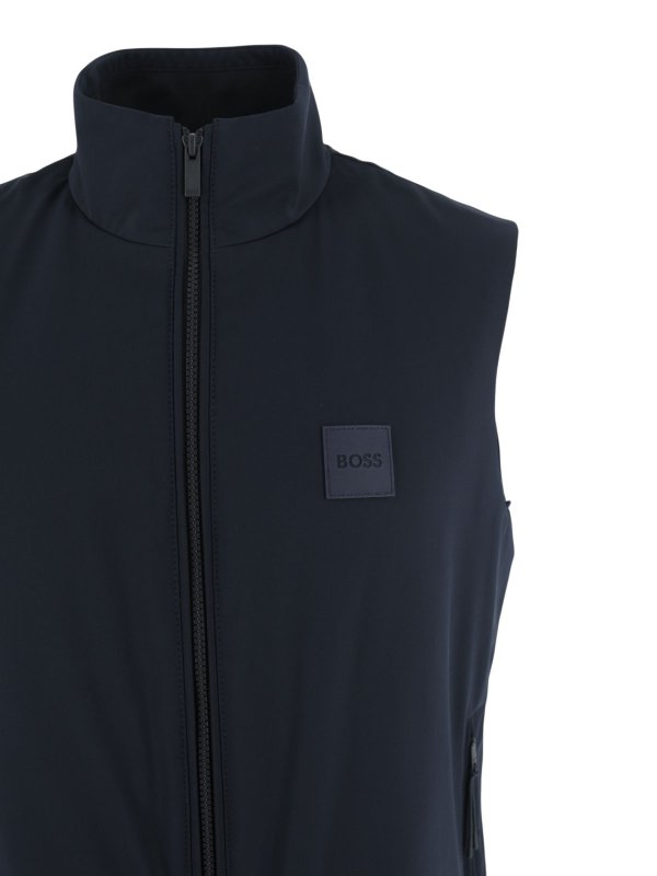 膝丈コート - ブルー shop online: Hugo Boss