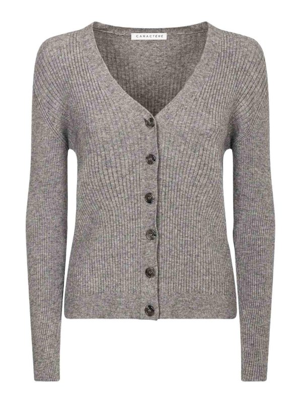 CARACTÈRE: Cardigans - Cardigan - Grau